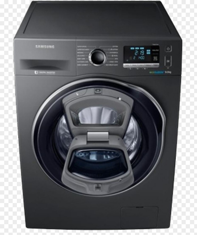 Automatic Washing Machine Machines Samsung WW90K6410 AddWash WF15K6500 Galaxy S9 PNG