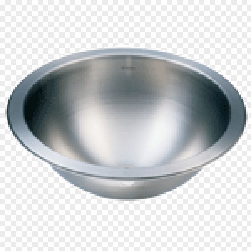 Bowl Sink Stainless Steel Bathroom PNG