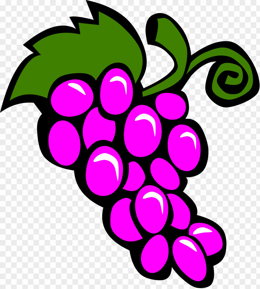 Cartoon Grapes Cliparts Fruit Salad Free Content Clip Art PNG