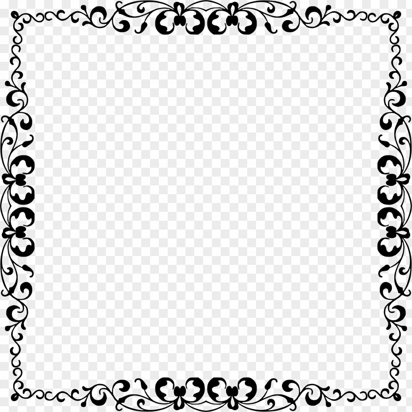 Elegant Frame Folk Art Clip PNG