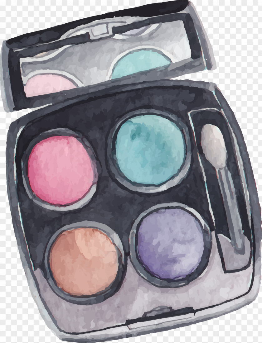 Ink Eye Shadow Cosmetics Royalty-free Watercolor Painting Illustration PNG