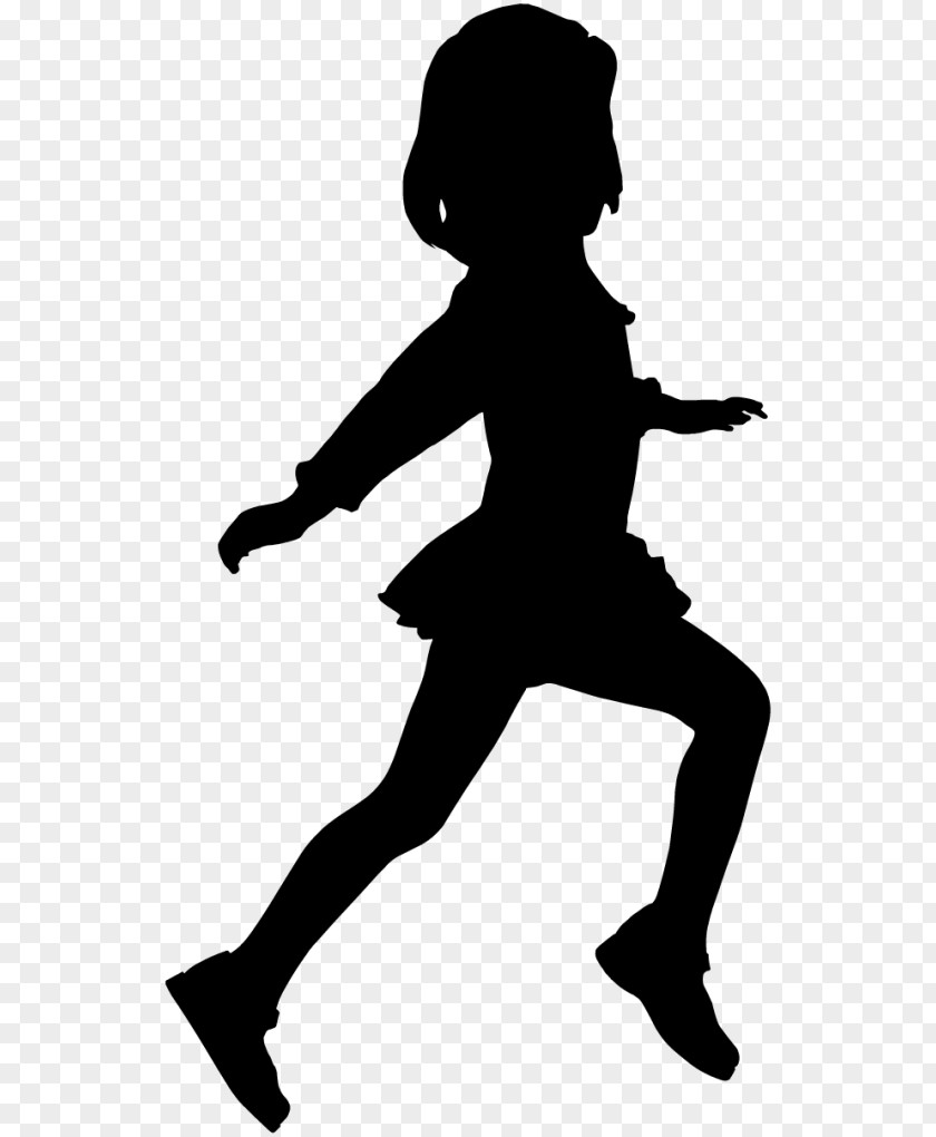 Jumping Child Dance Mural Woman Wallpaper PNG