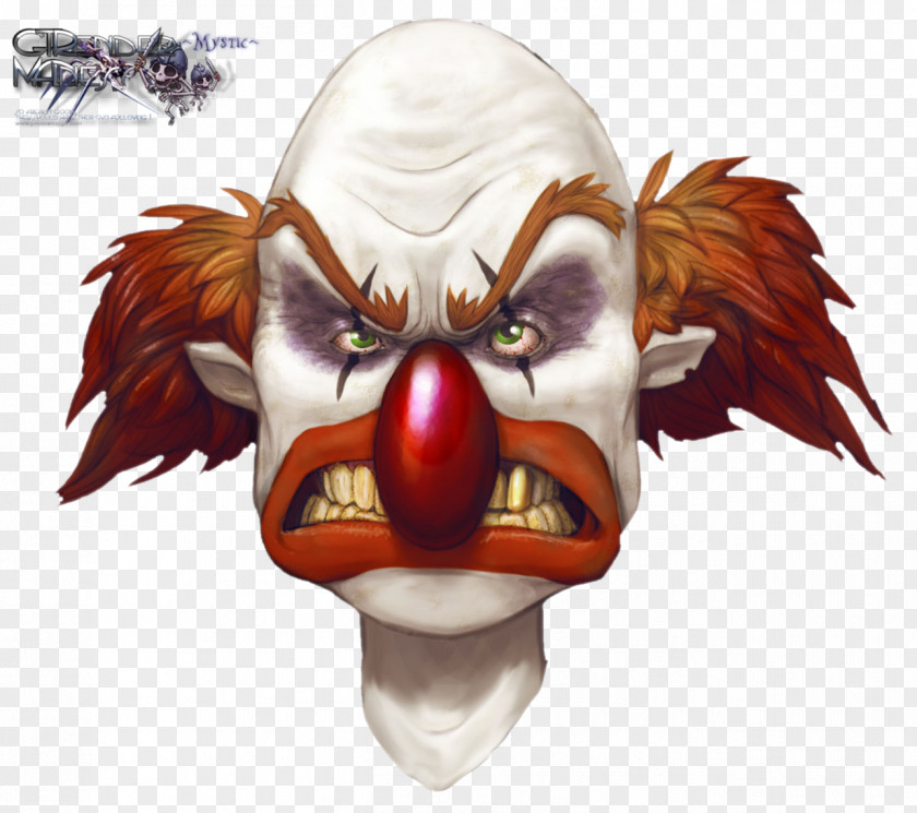 Mask Clown Evil Joker It PNG