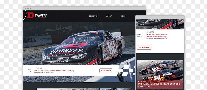 Racing Team Car Auto Web Design PNG