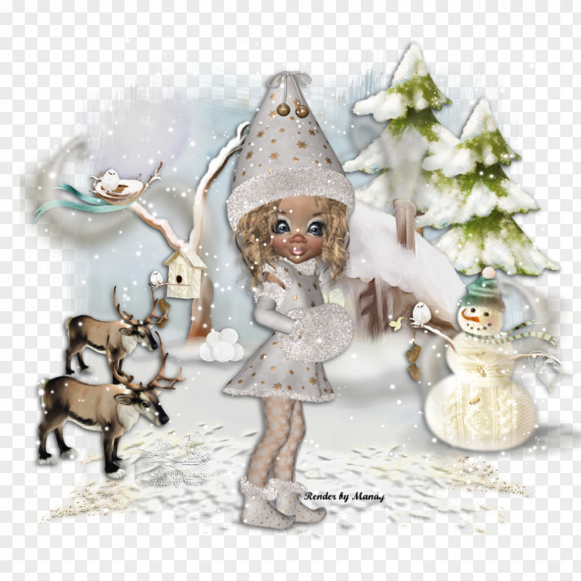 Skier Christmas Ornament Character Figurine Tree PNG