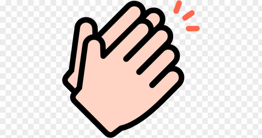 Claps Icon Thumb Hand Model Clip Art Line PNG