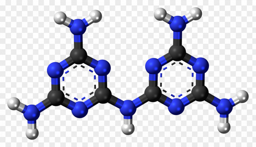 Melamine Nitrogen Biuret Molecule Chemical Compound PNG
