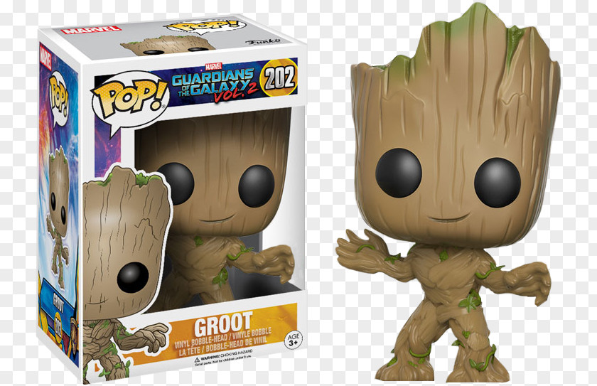 Rocket Raccoon Baby Groot Star-Lord Funko PNG