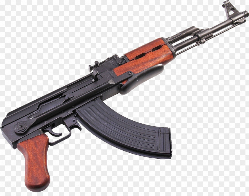 AK-47 Firearm Weapon Rifle PNG Rifle, gun clipart PNG