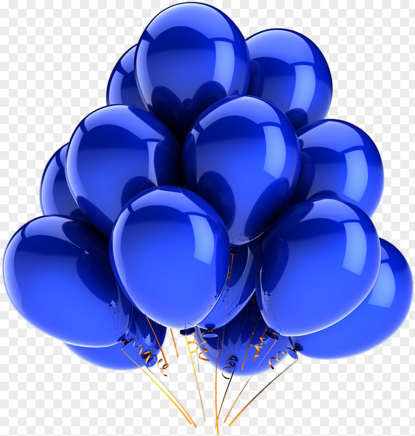 Balloon Blue Birthday Stock Photography Clip Art PNG