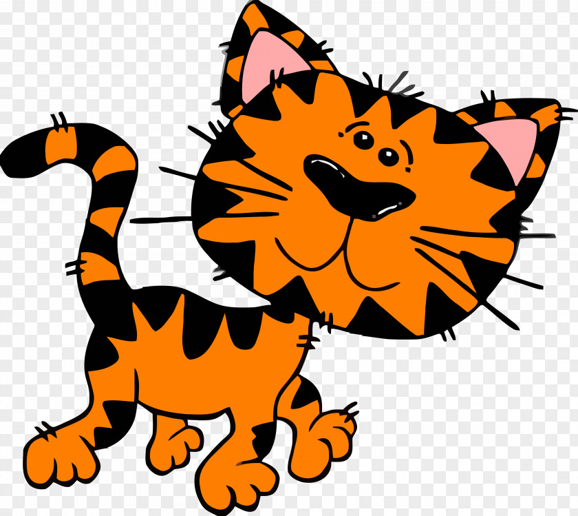 Cat Clip Art Kitten Cartoon Image PNG