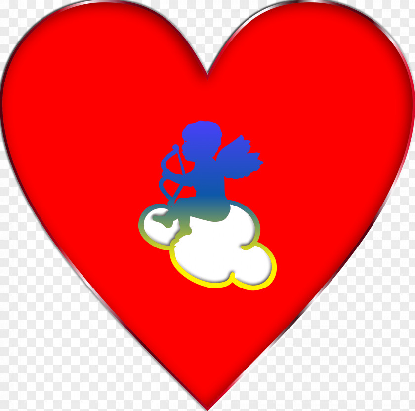 Cupid Heart Love Clip Art PNG