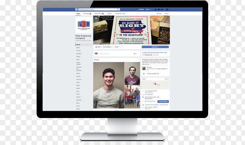 Facebook-page Quintana Comunicación Responsive Web Design Template Employment Website PNG