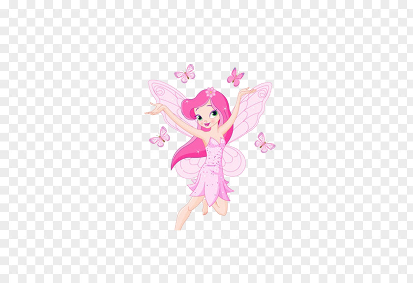 Flower Fairy Cartoon Clip Art PNG