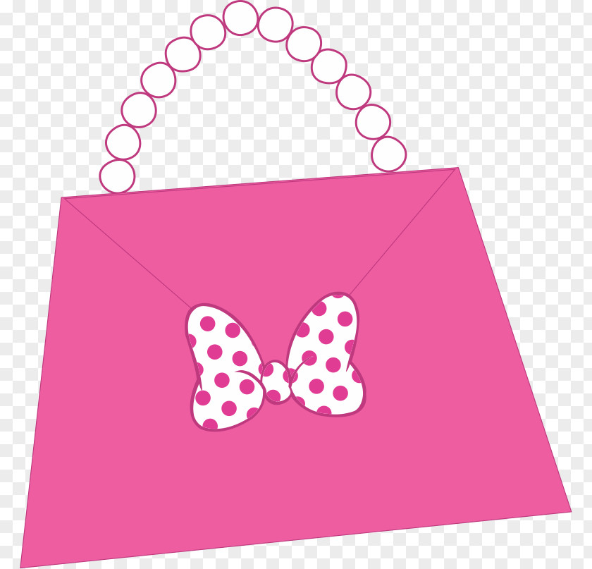 Minnie Mouse Mickey Handbag Clip Art PNG