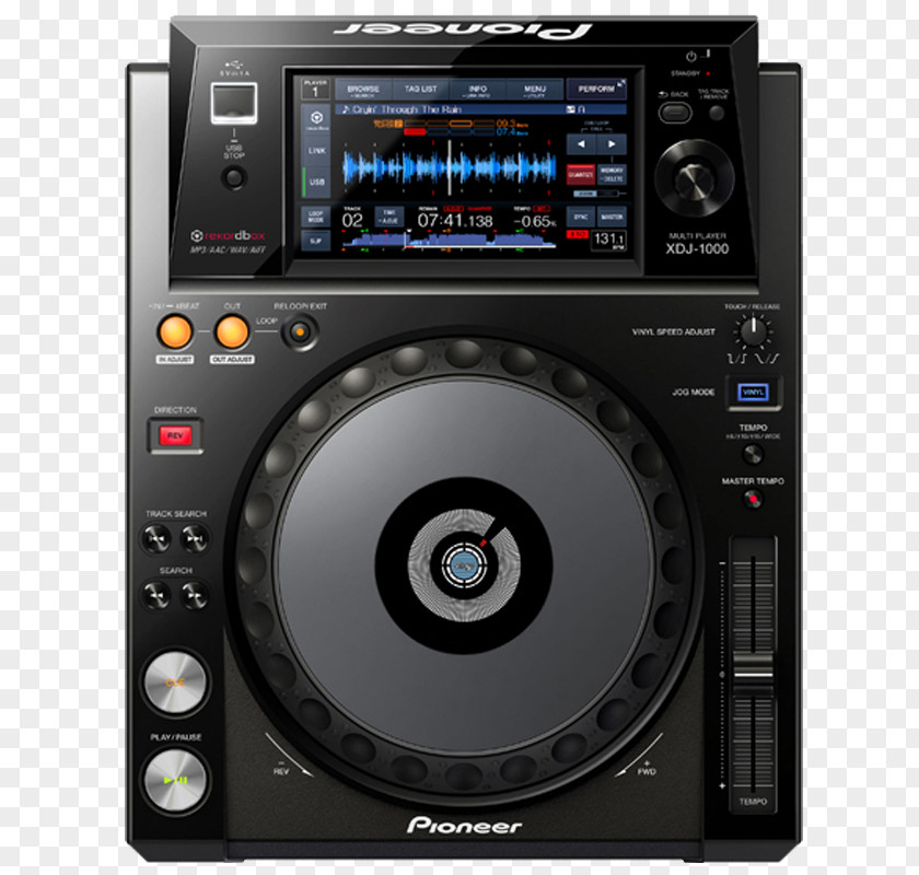 Pioneer DJ Disc Jockey CDJ XDJ-1000 Corporation PNG