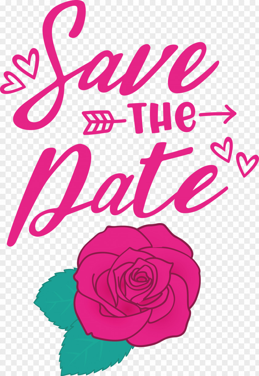 Save The Date Wedding PNG