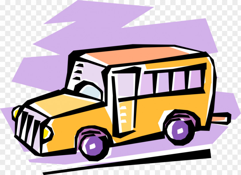 Bus School Clip Art Image PNG