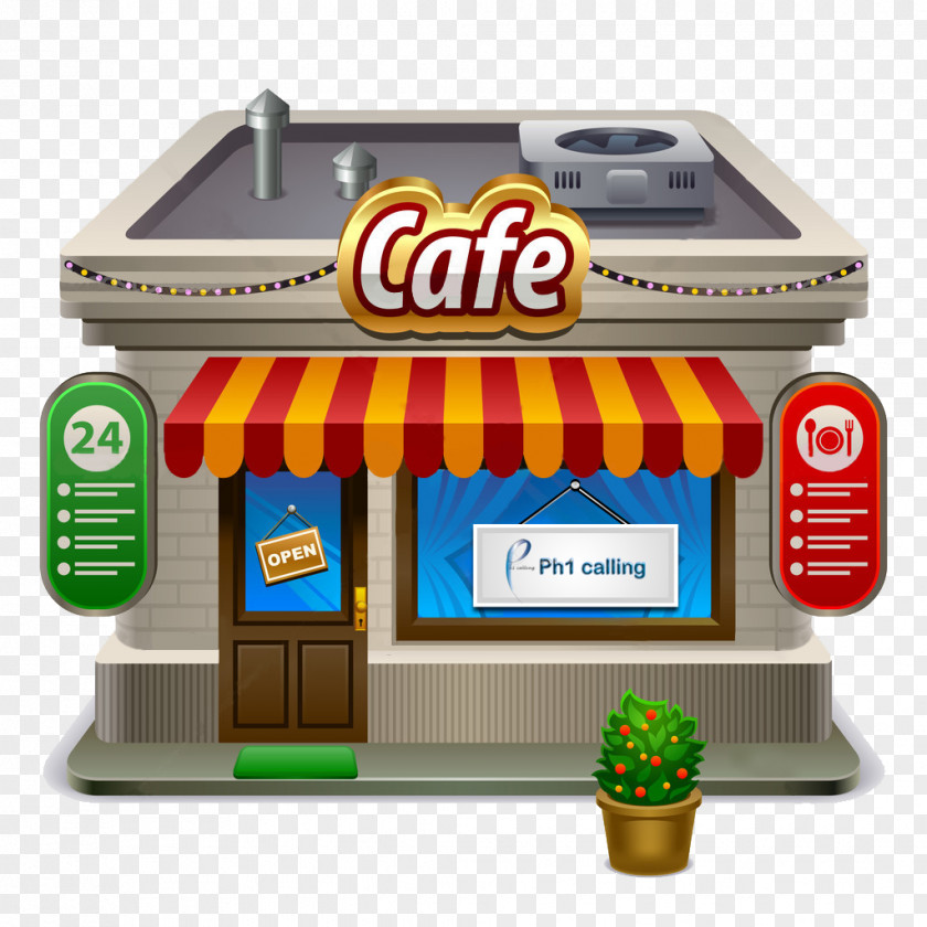 Coffee Cafe Clip Art Vector Graphics Illustration PNG