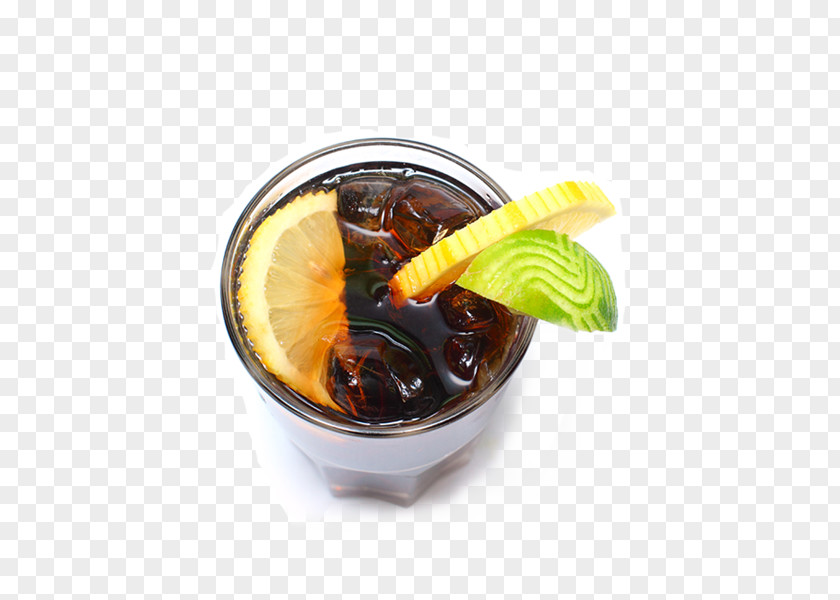 Iced Tea Cocktail Garnish Rum And Coke Black Russian Fizzy Drinks PNG