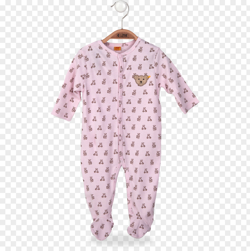 Pink Teddy Pajamas M Baby & Toddler One-Pieces Sleeve Bodysuit PNG