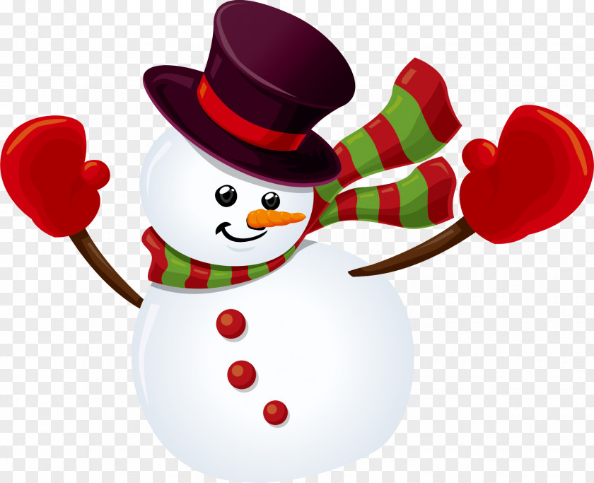 Snowman Cartoon Santa Claus Christmas Day Illustration New Year PNG