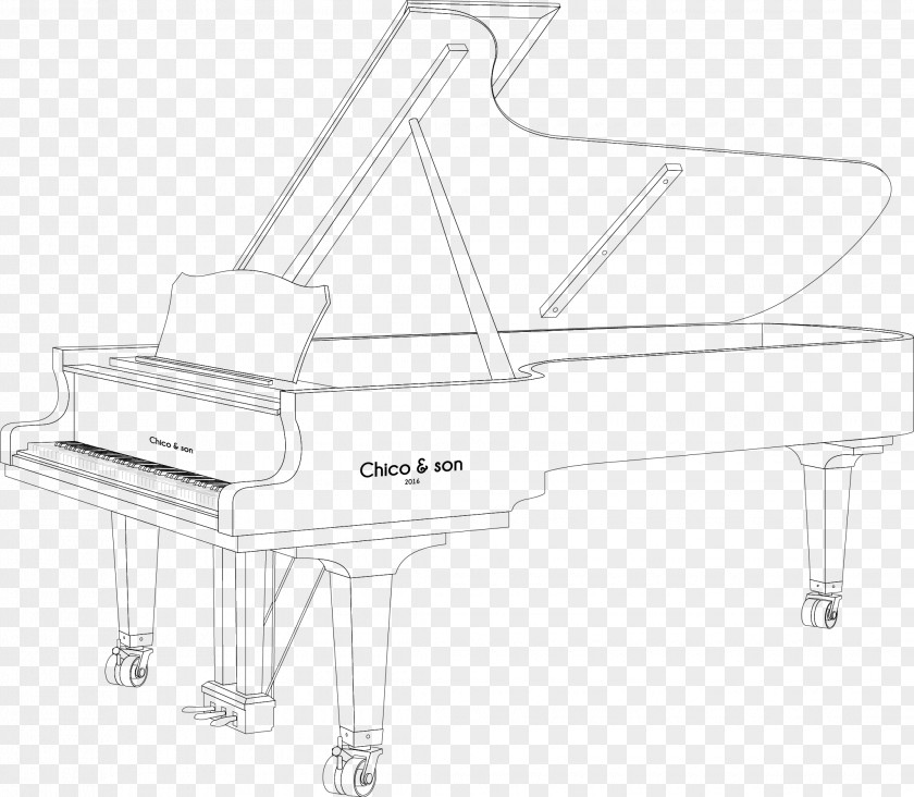 Vector Piano Structure White Black Pattern PNG