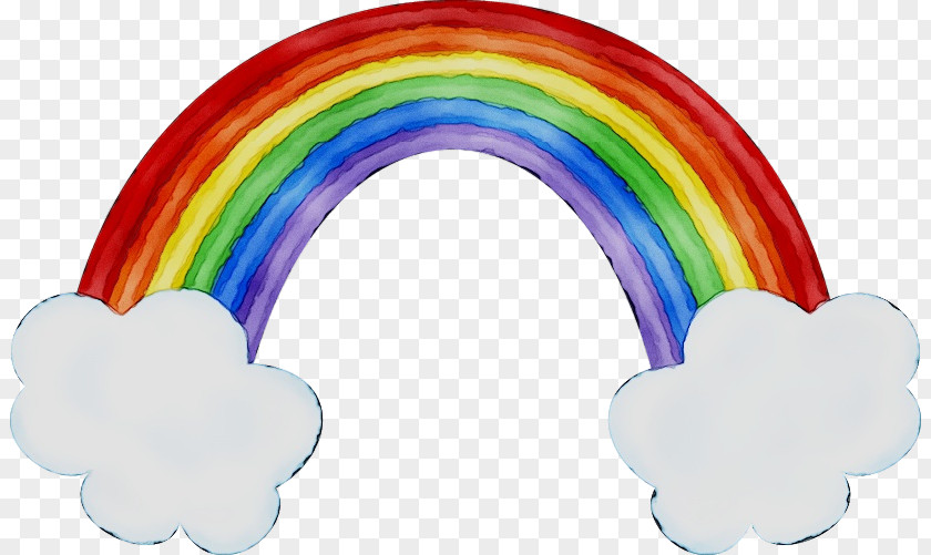 Cloud Iridescence Rainbow Clip Art PNG