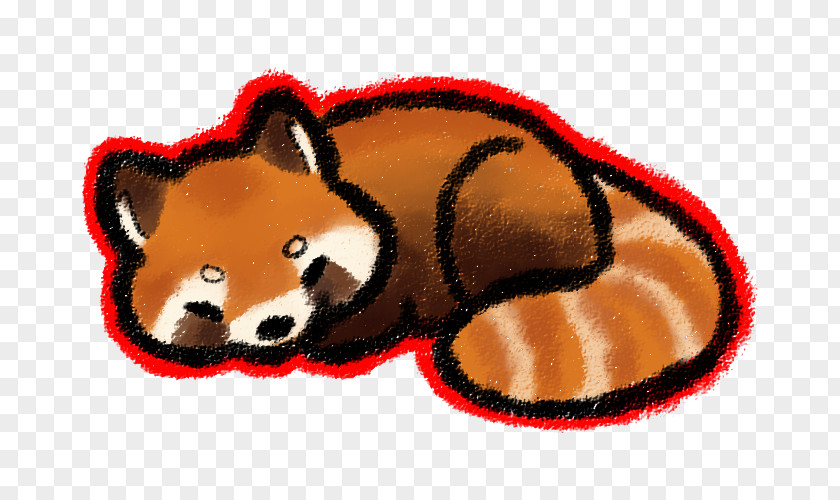 Fox Sleeping Red Panda Giant Shoe Snout Clip Art PNG