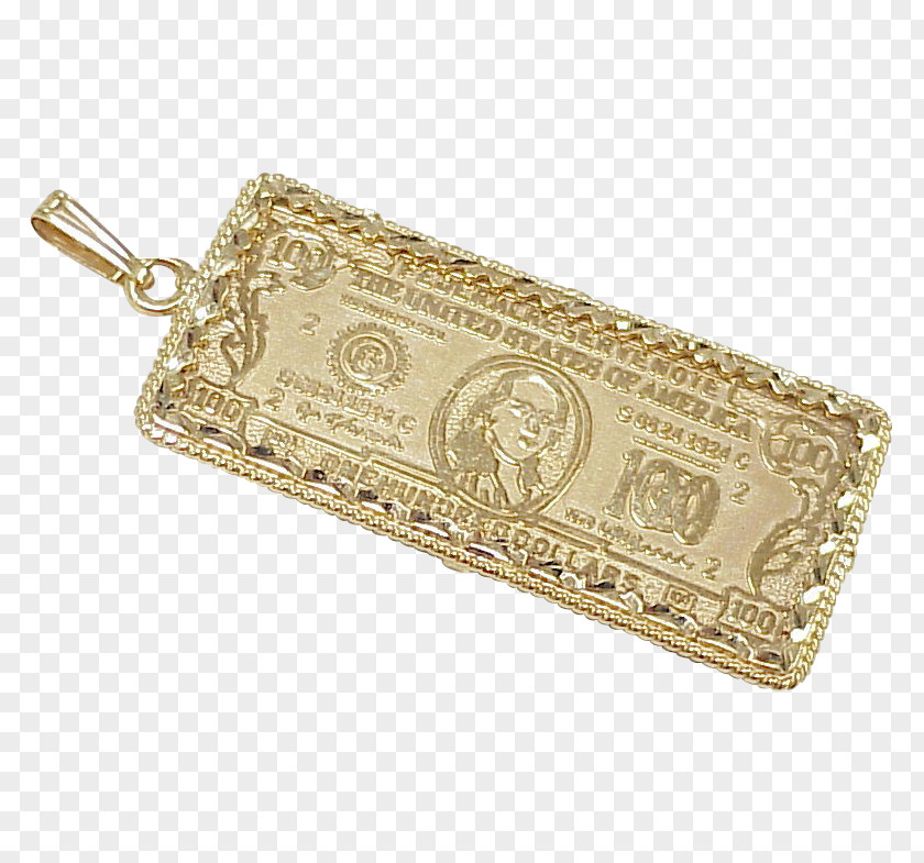 Gold United States One-dollar Bill Charm Bracelet Charms & Pendants Jewellery PNG