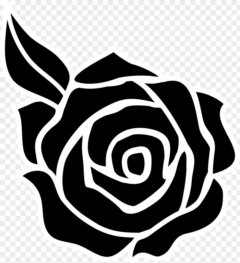 Rose Clip Art Silhouette PNG