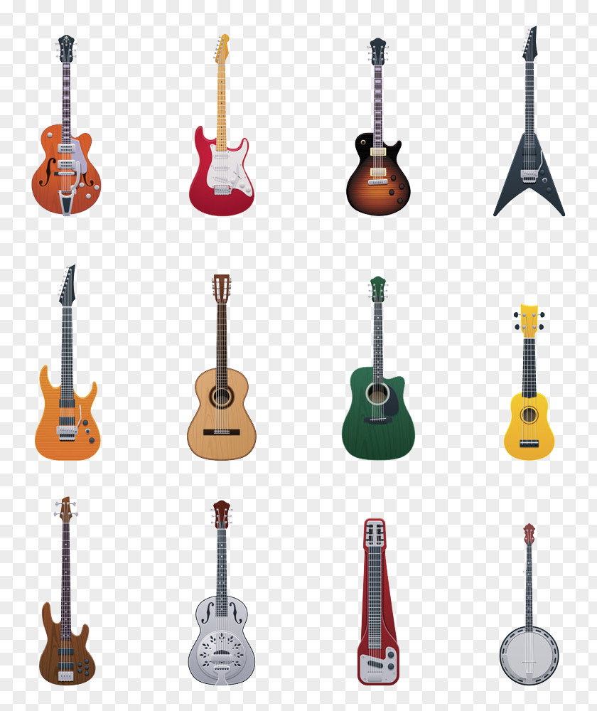 A Guitar Acoustic Royalty-free Illustration PNG