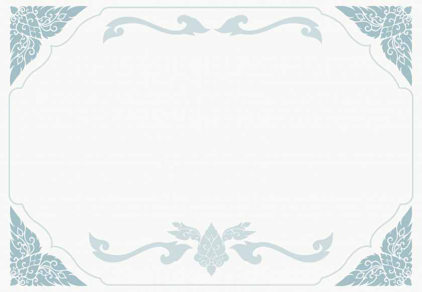 Blue And White Certificate Template Image The Arts Royalty-free Clip Art PNG