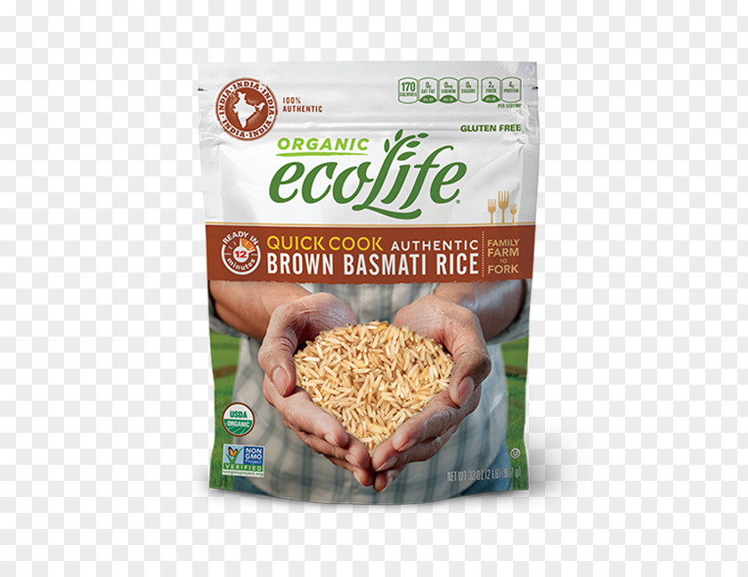 Brown Rice Breakfast Cereal Organic Food Basmati Khorasan Wheat PNG