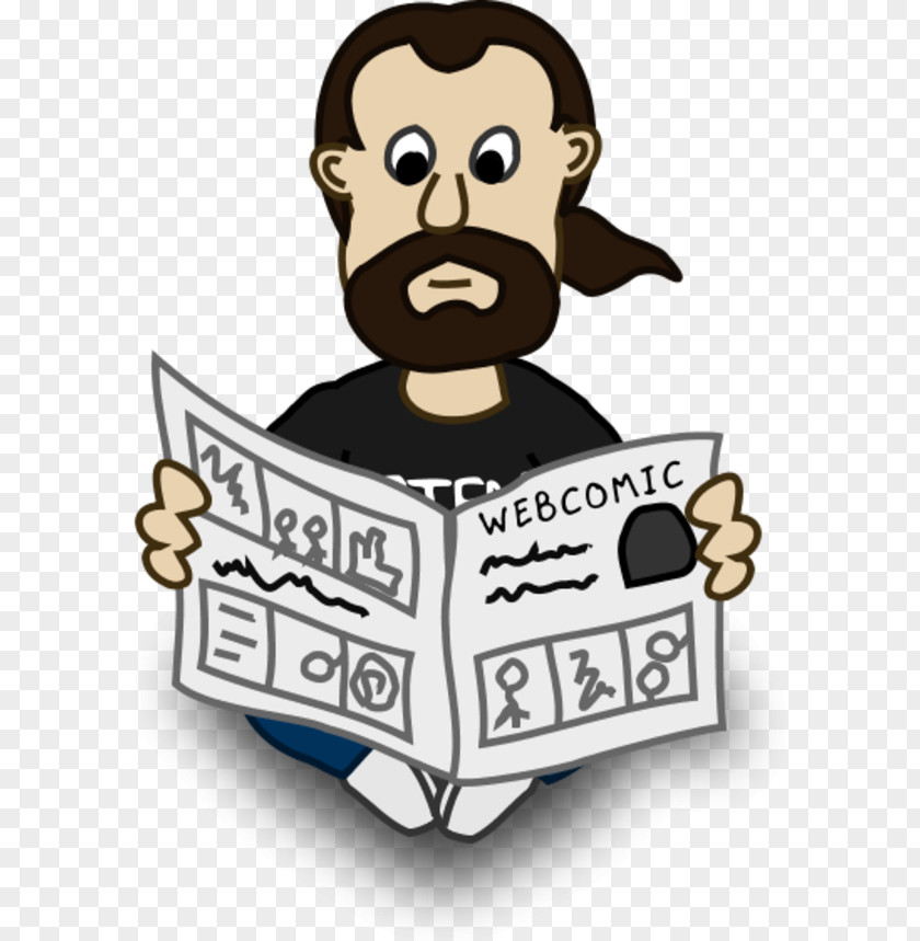 Cartoon Pictures Of Man Newspaper Paperboy Clip Art PNG