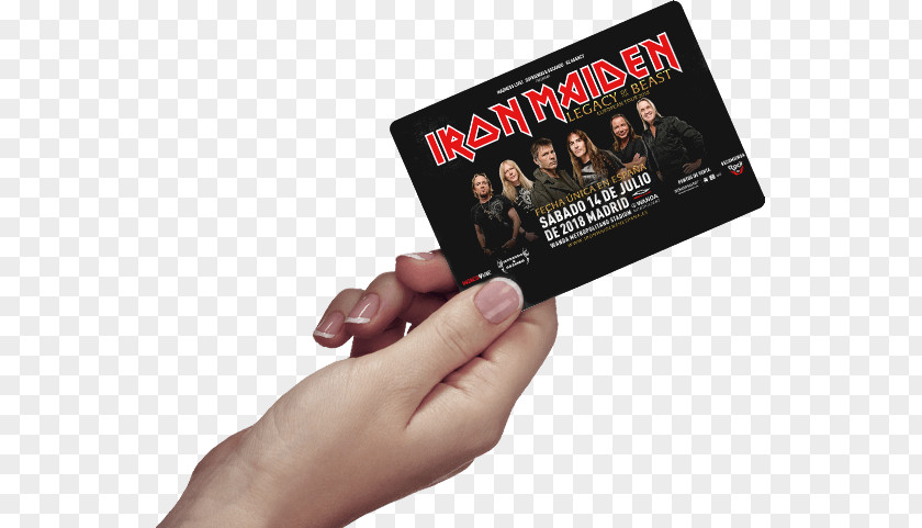 Estadio Legacy Of The Beast World Tour Iron Maiden Ticketmaster Concert PNG