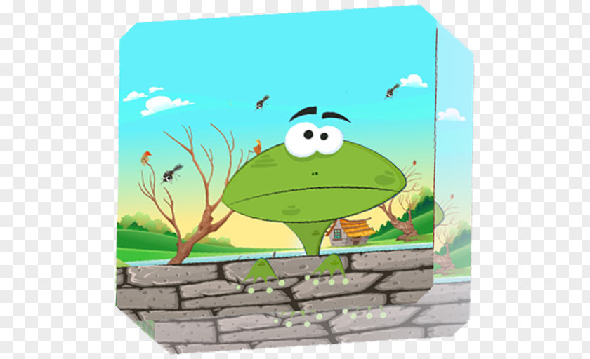 Frog Tree Green Cartoon PNG