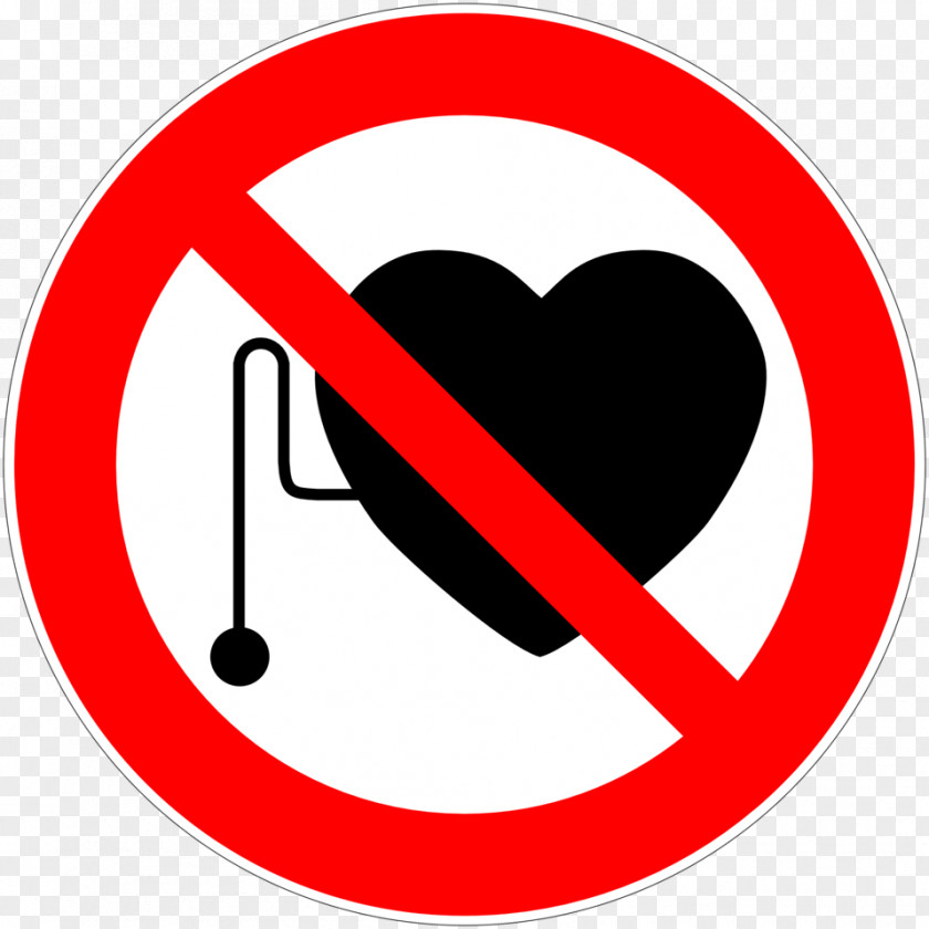 Piller Artificial Cardiac Pacemaker Sign No Symbol Hazard Medical Device PNG