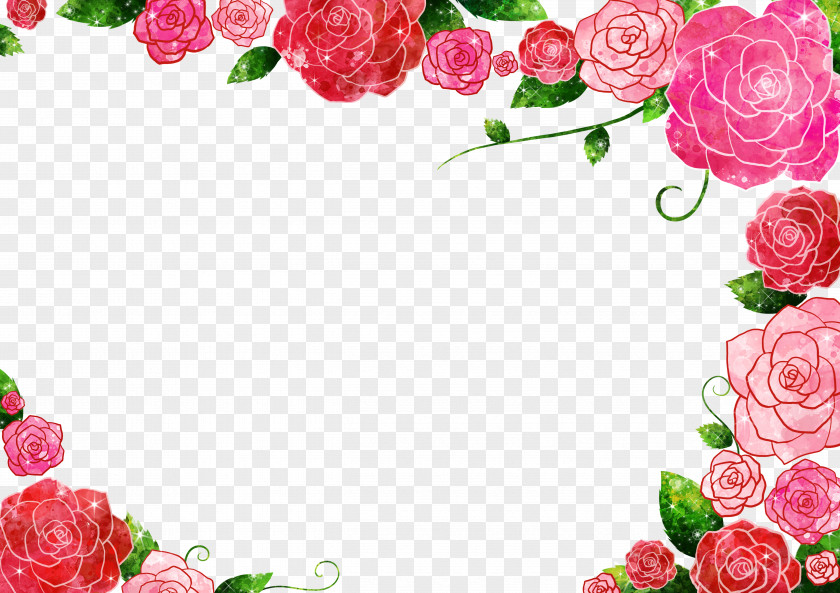 Delicate Floral Material Flower Beach Rose Advertising PNG