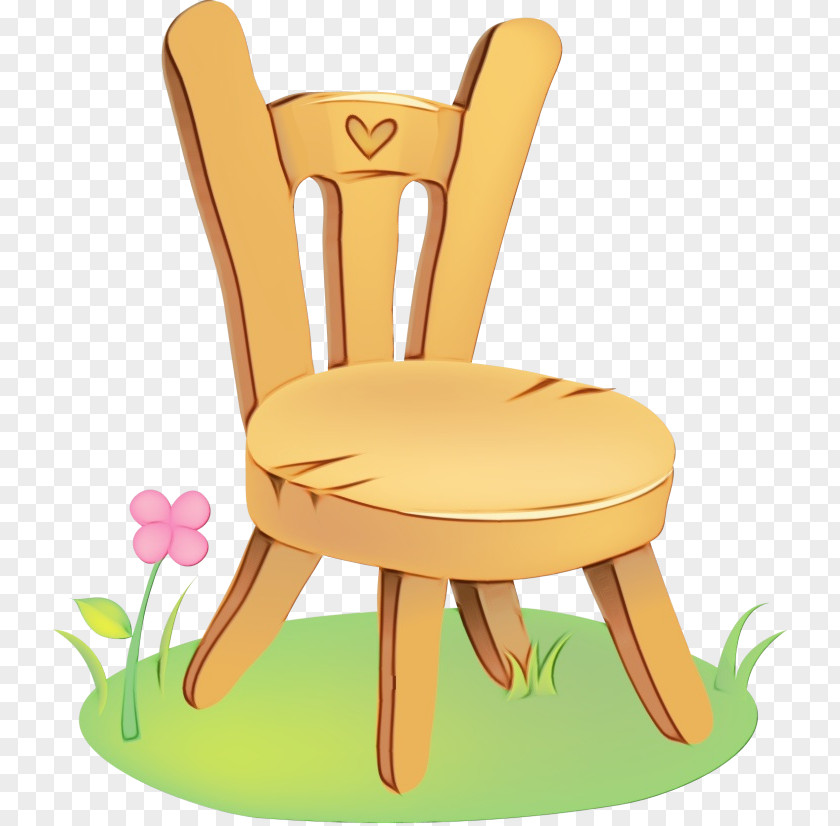 Furniture Table Watercolor Background PNG