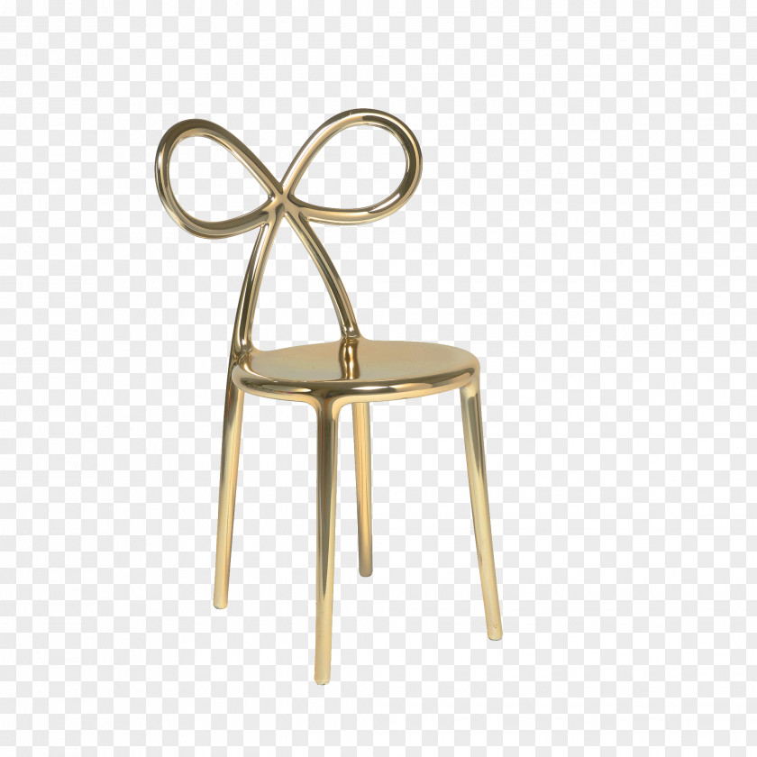 Gold Chair Eames Lounge Ribbon Table Metal PNG