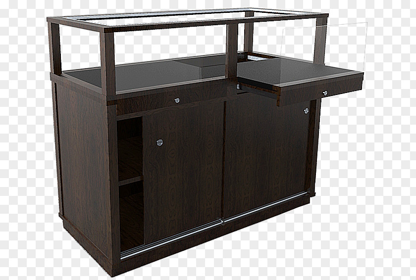 Jewelry Case Display Bakery Furniture Business Glass PNG