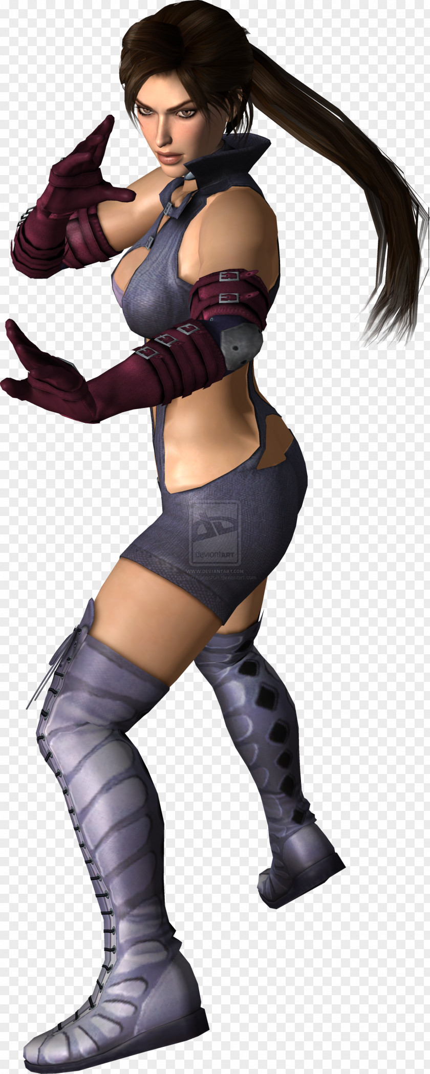 Lara Croft Tomb Raider Character Shoe Hip PNG
