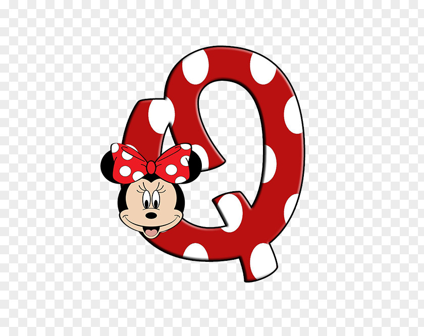 Minnie Mouse Alphabet Letter Clip Art PNG