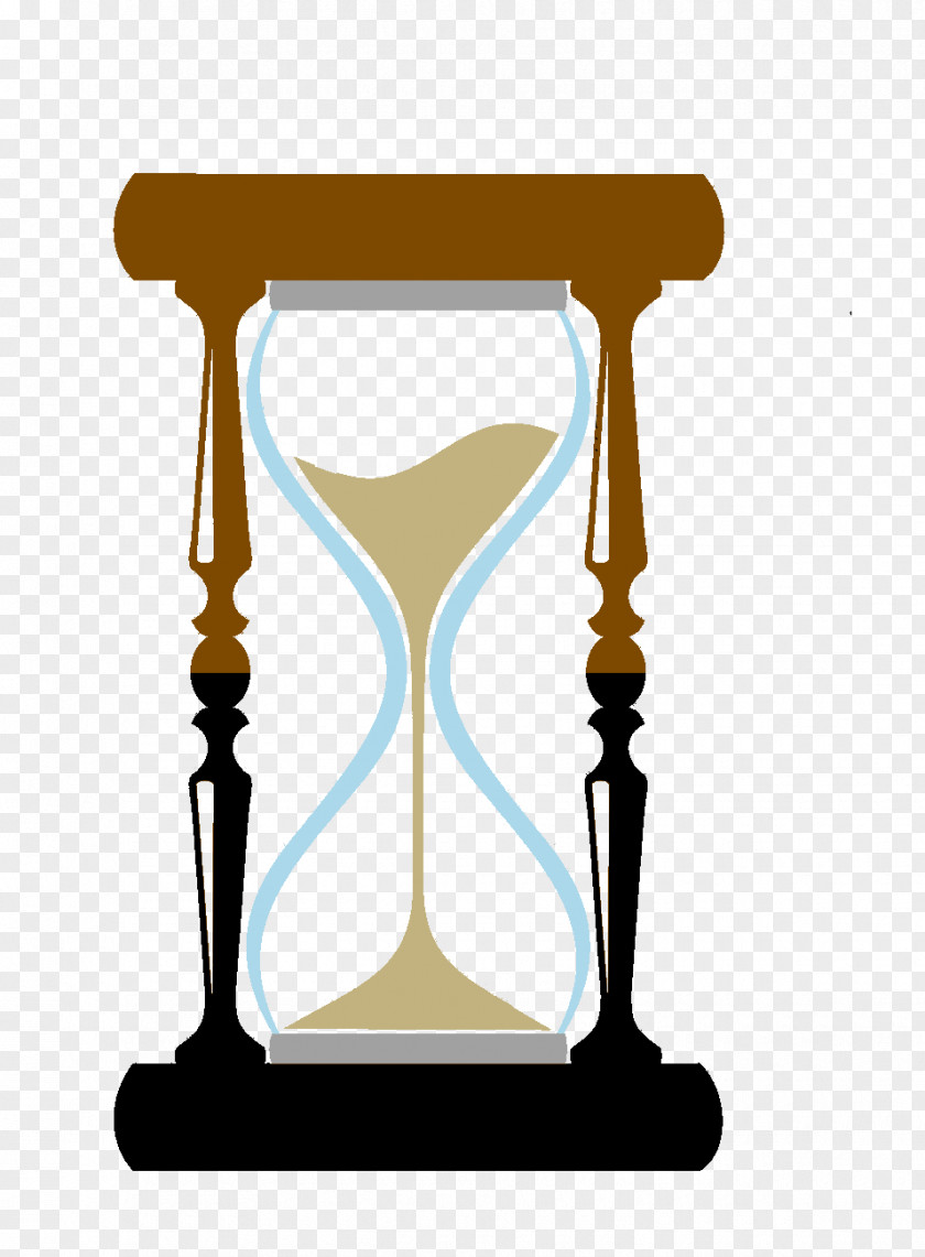 Eight Auspicious Symbol Hourglass Sand Clock PNG