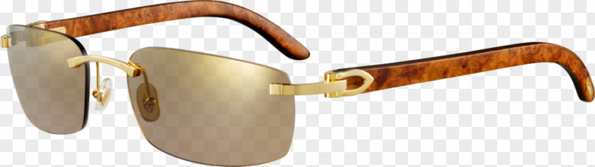 Glasses Mirrored Sunglasses Cartier Décor C PNG