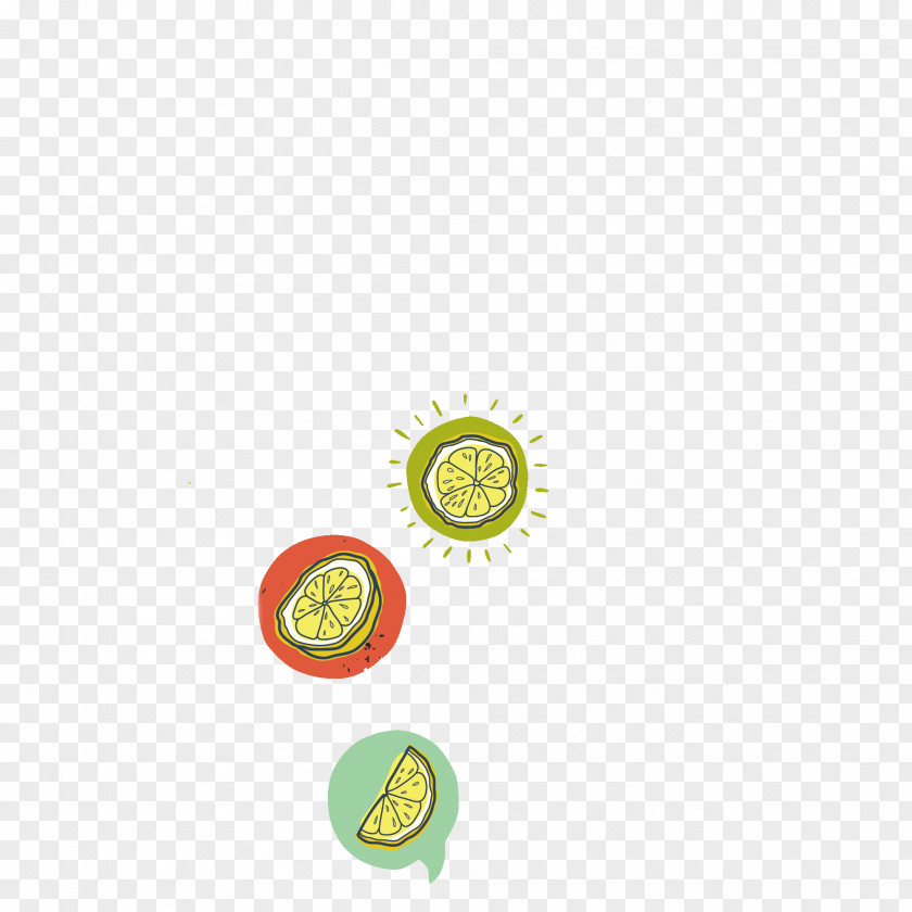 Lovely Hand-painted Lemon PNG
