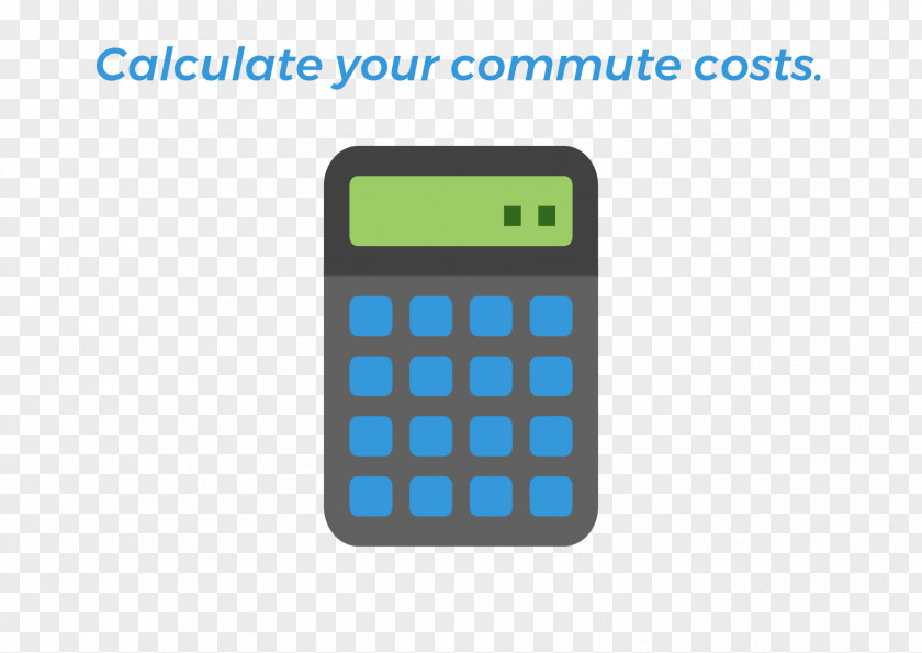 Calculator Commuting Carpool Cost Information PNG