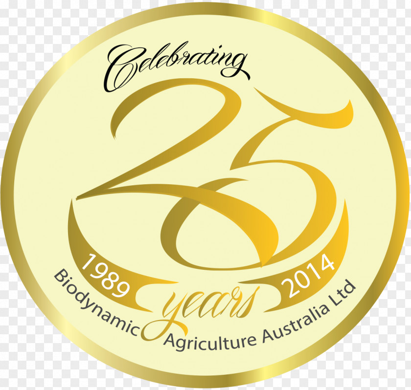 25th Anniversary Logo Label Font PNG