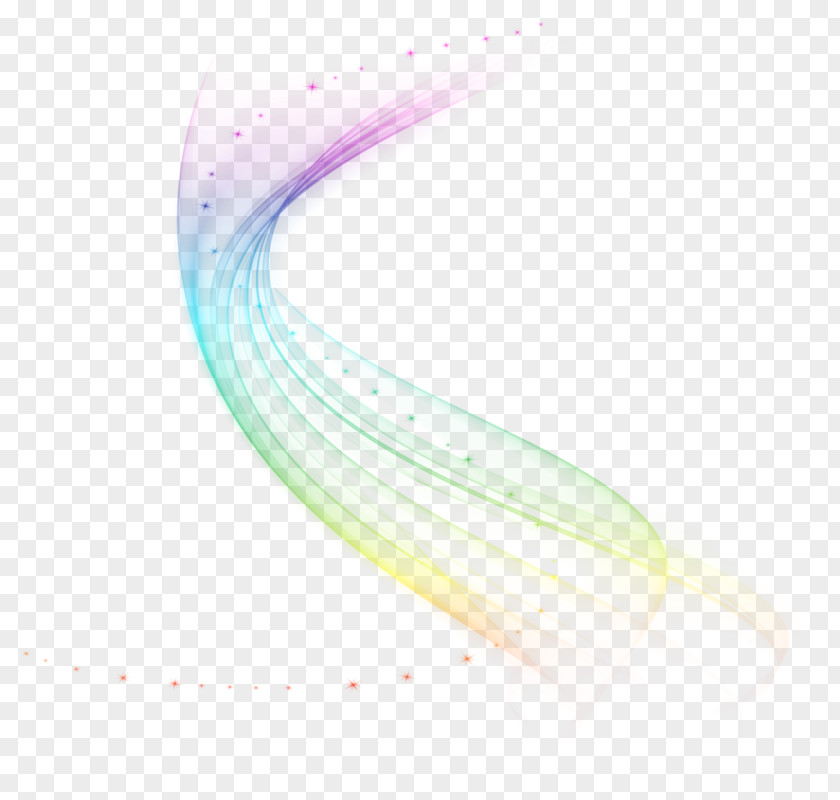 Colorful Decorative Background PPT Light Magic Clip Art PNG
